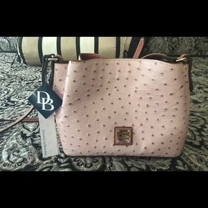 Dooney and Bourke Ostrich Mini Barlow Crossbody